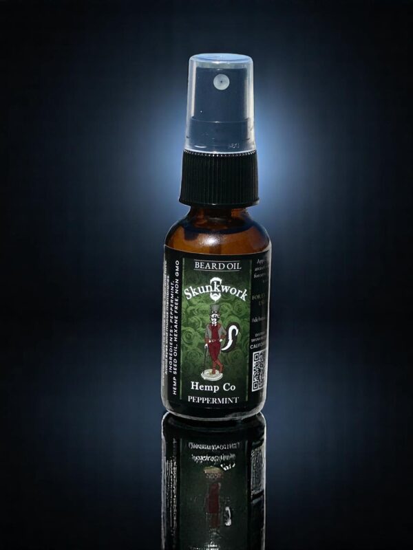 Organic Skin Care hemp oil – Peppermint Beard Spray